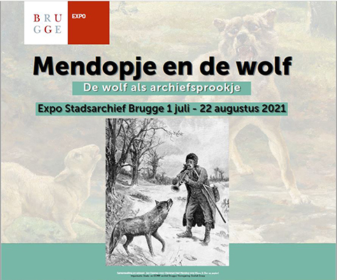 Mendopje en de wolf - Affiche